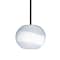 Besa Lighting Luna Stem Pendant, Opal-Frost, Bronze Finish, 1x9W LED 1TT-477699-LED-BR - alternate 1